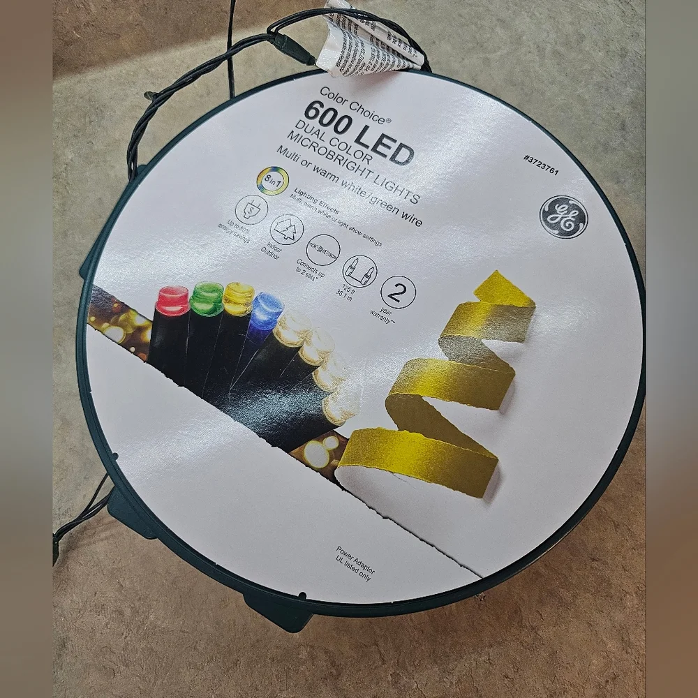 Set Of 3 GE Color Choice 600 LED Dual Color Lights